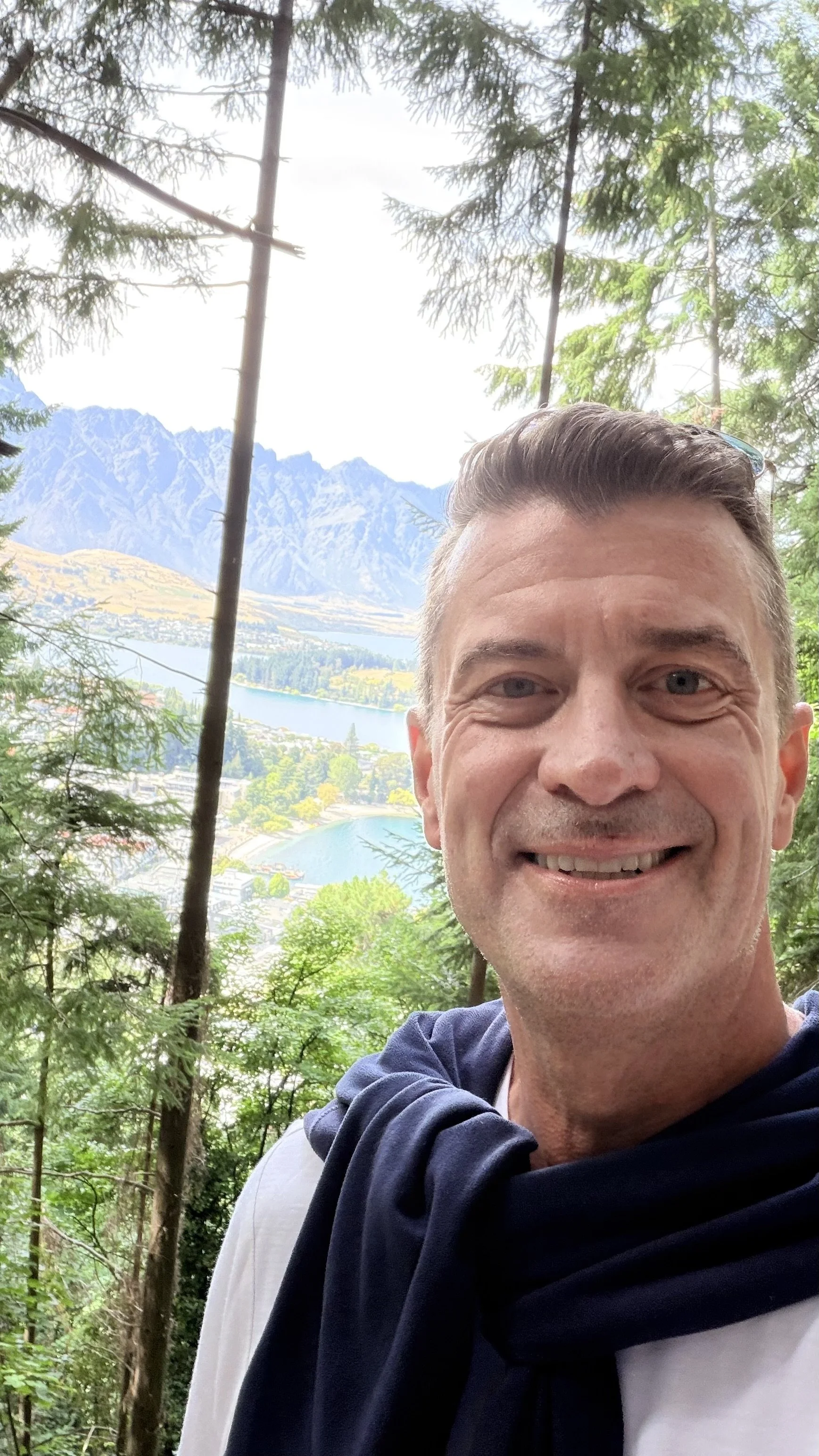 Hiking Up Bob's Peak