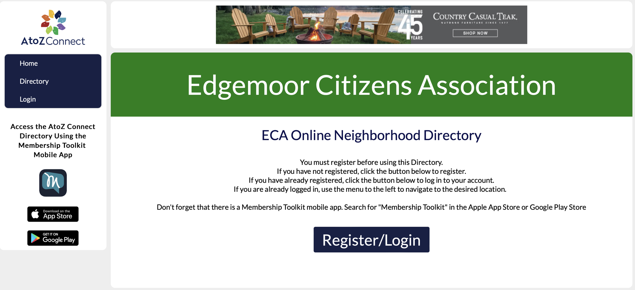 Neighborhood Directory — ECA