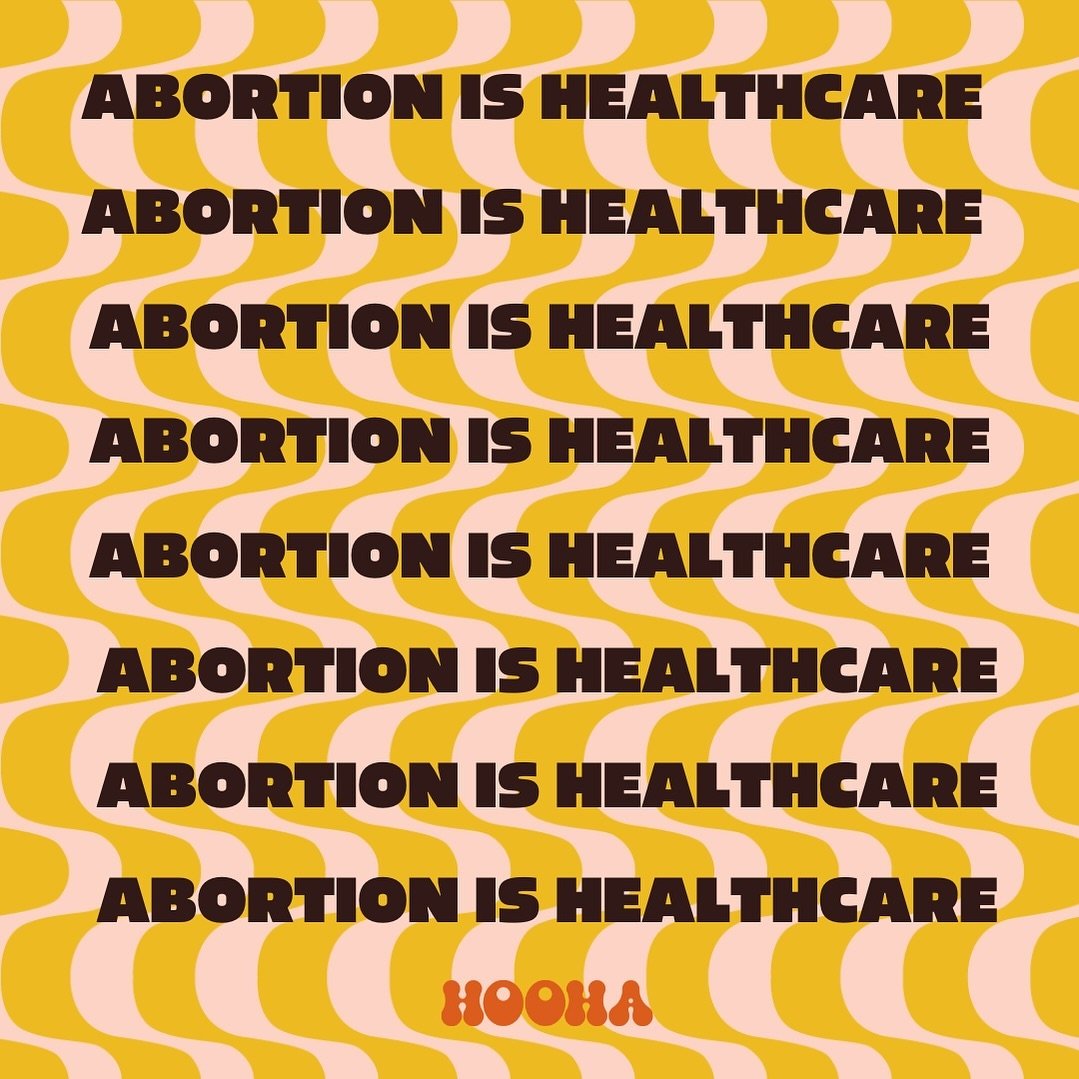 Interesting how we don&rsquo;t have a time machine yet we are somehow still going back in time. Trying not to gag reading the news everyday. Abortion is healthcare. 

Hooha was founded right after the overturning of Roe v Wade bc I needed to channel 