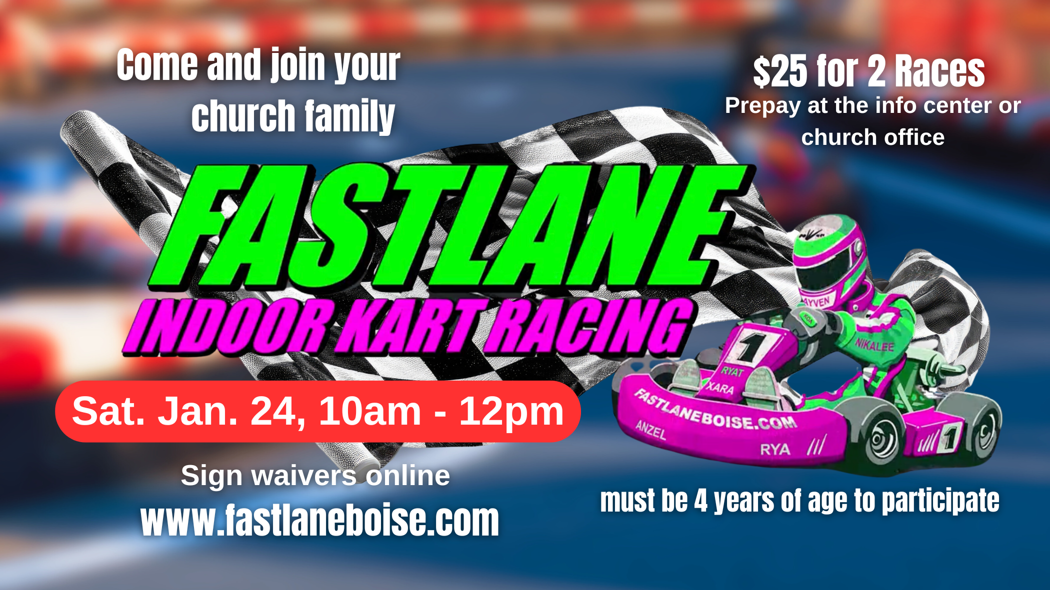 Fastlane Indoor Kart Racing Event