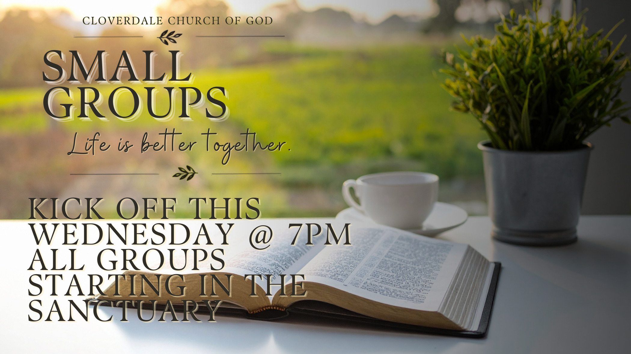 Small Group Kickoff Event