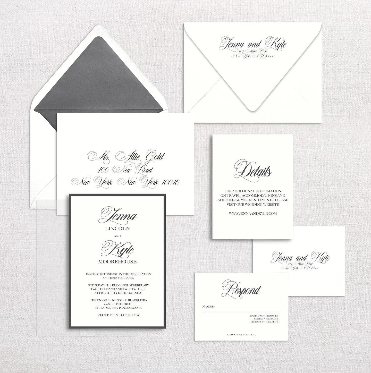 a little bit of classic ✨
&bull;

#weddinginvitations #invitationdesign #invitationdesigner #weddingplanning #weddingfaq #weddingdesign #theknot #brides