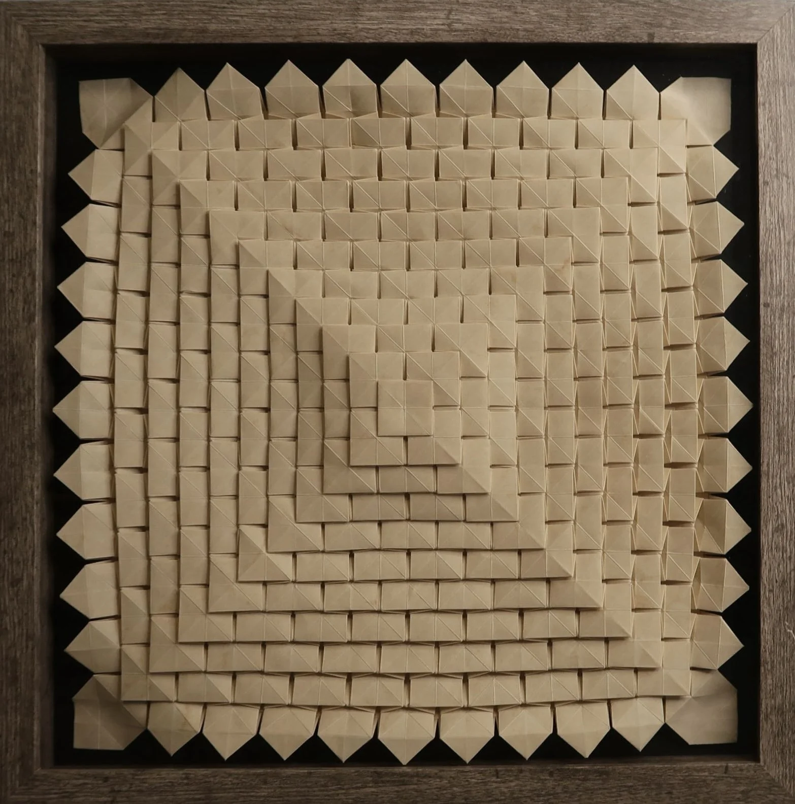 Origami Tessellation, White (12x12)