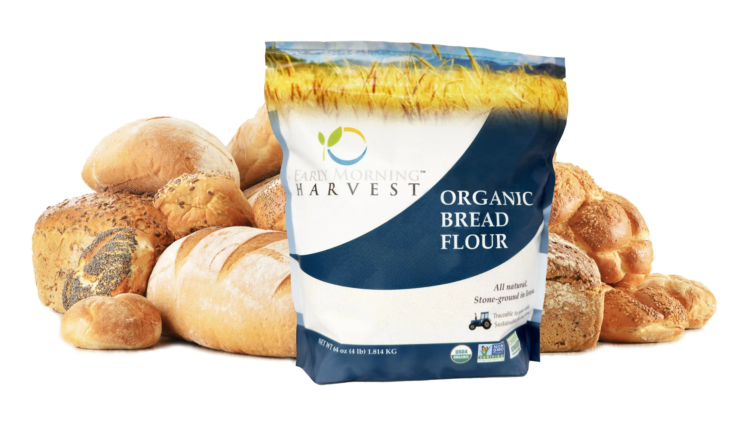 Organic Stone Ground Bread Flour