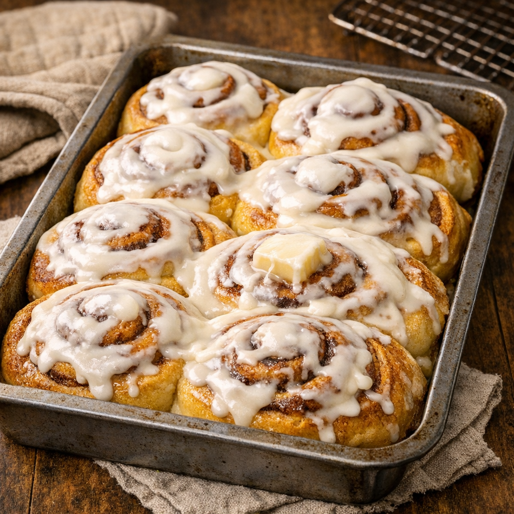 Cinnamon Rolls, No-Yeast