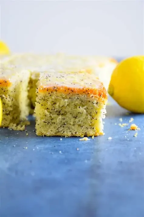 Lemon Poppy Seed Snack Cakes