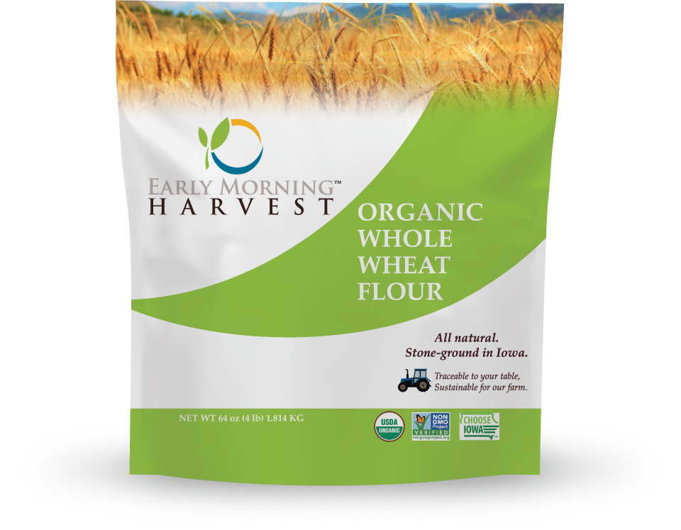Organic Stone Ground Whole Wheat Flour - 4 pound