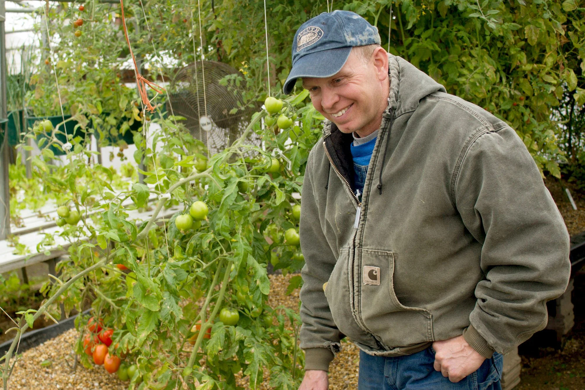 Jeff Hafner, owner and organic farmer at Early Morning Harvest