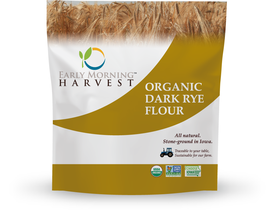 Organic Stone Ground Dark Rye Flour