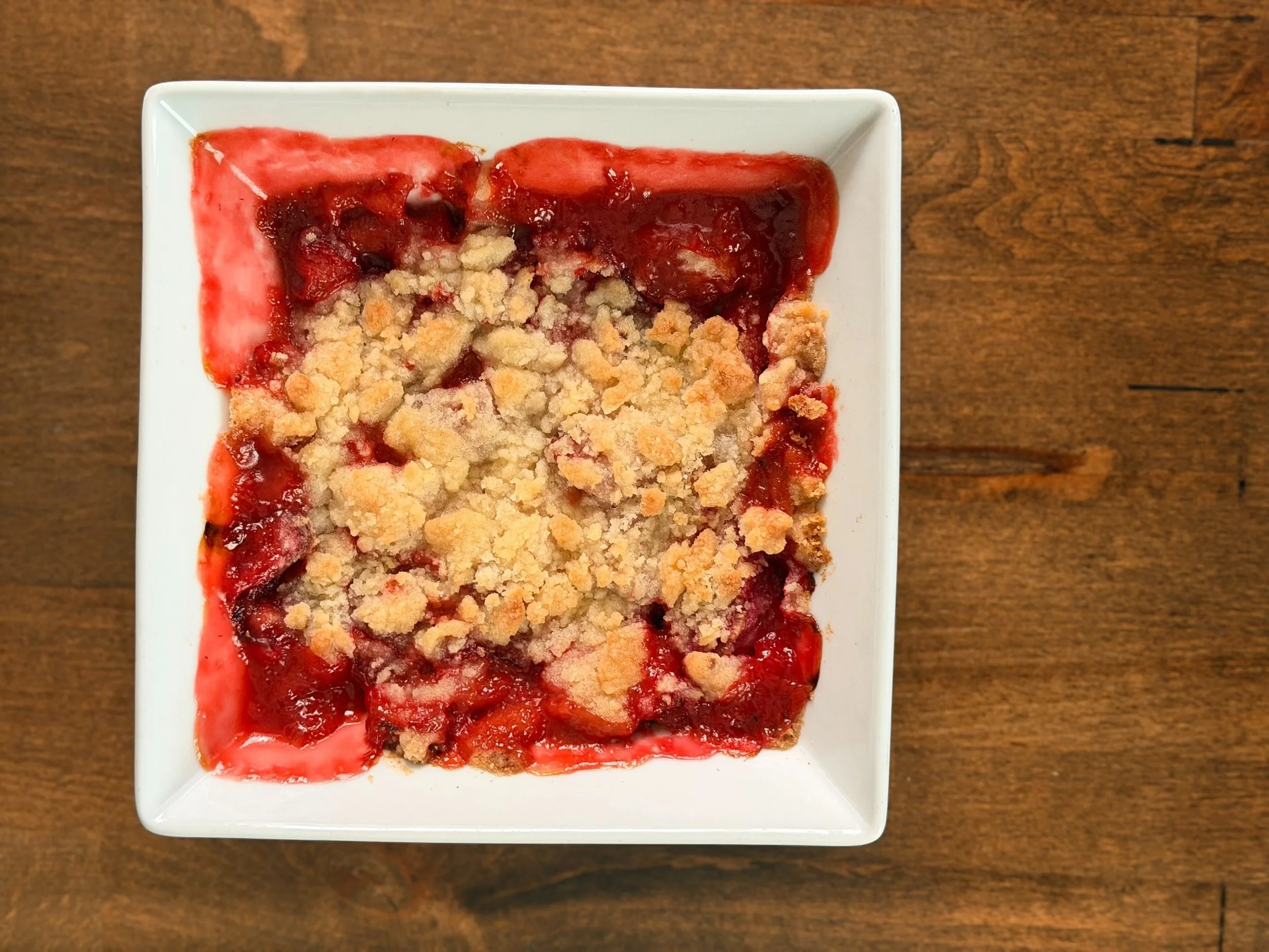 Strawberry Rhubarb Crisp
