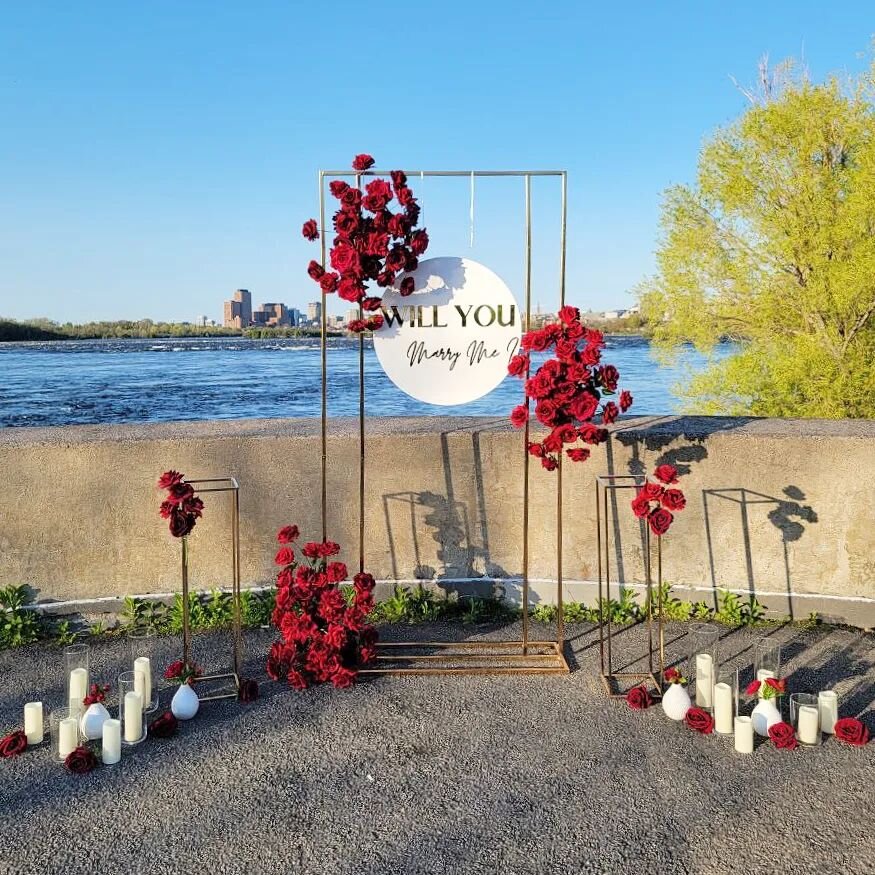Love season is here ❤️ 
.
.
.
.
.
.
#proposal #myottawa #outdoorwedding #ottawaweddings #explorecanada #explorepage #explore #myottawa #ottawaevents