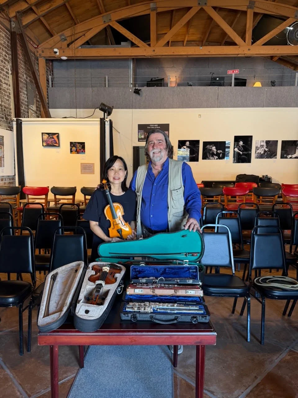 Donation to teacher Emily Koo