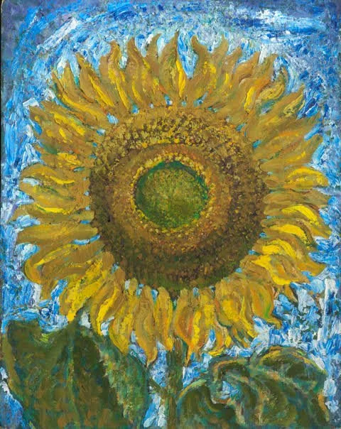  “Sunflower “ painting by H. Polevyi 