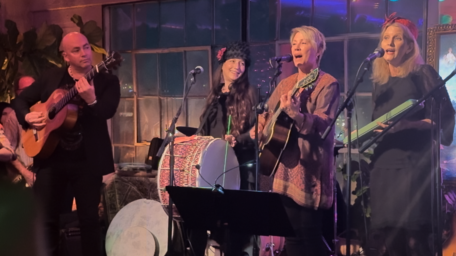 Balkan band Mezečina & guitarist Omar Torrez playing together