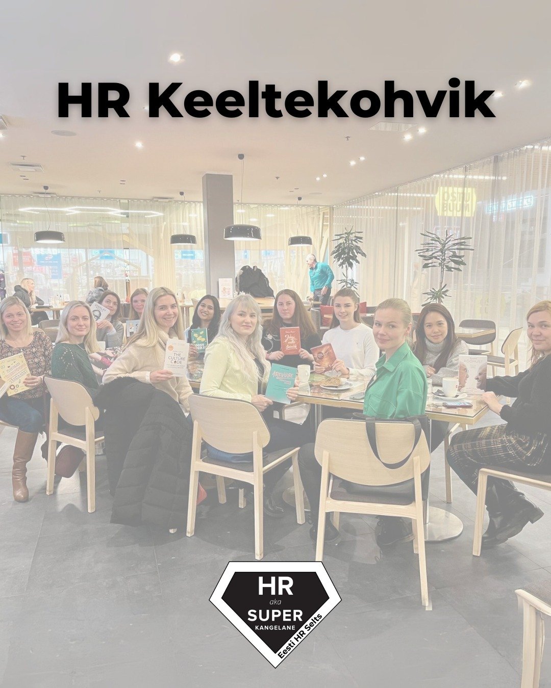 ☕ HR keeltekohvik alustab oma NELJANDAT hooaega! 🎉
📅 13. september
🕚 kell 11:00-13.00
 📍 Restoran “Da Vinci”, Ülemiste Keskus.
Sel korral räägime teemal “Minu suvi” 🌞 
Tule jaga oma lugusid, harjuta ingl
