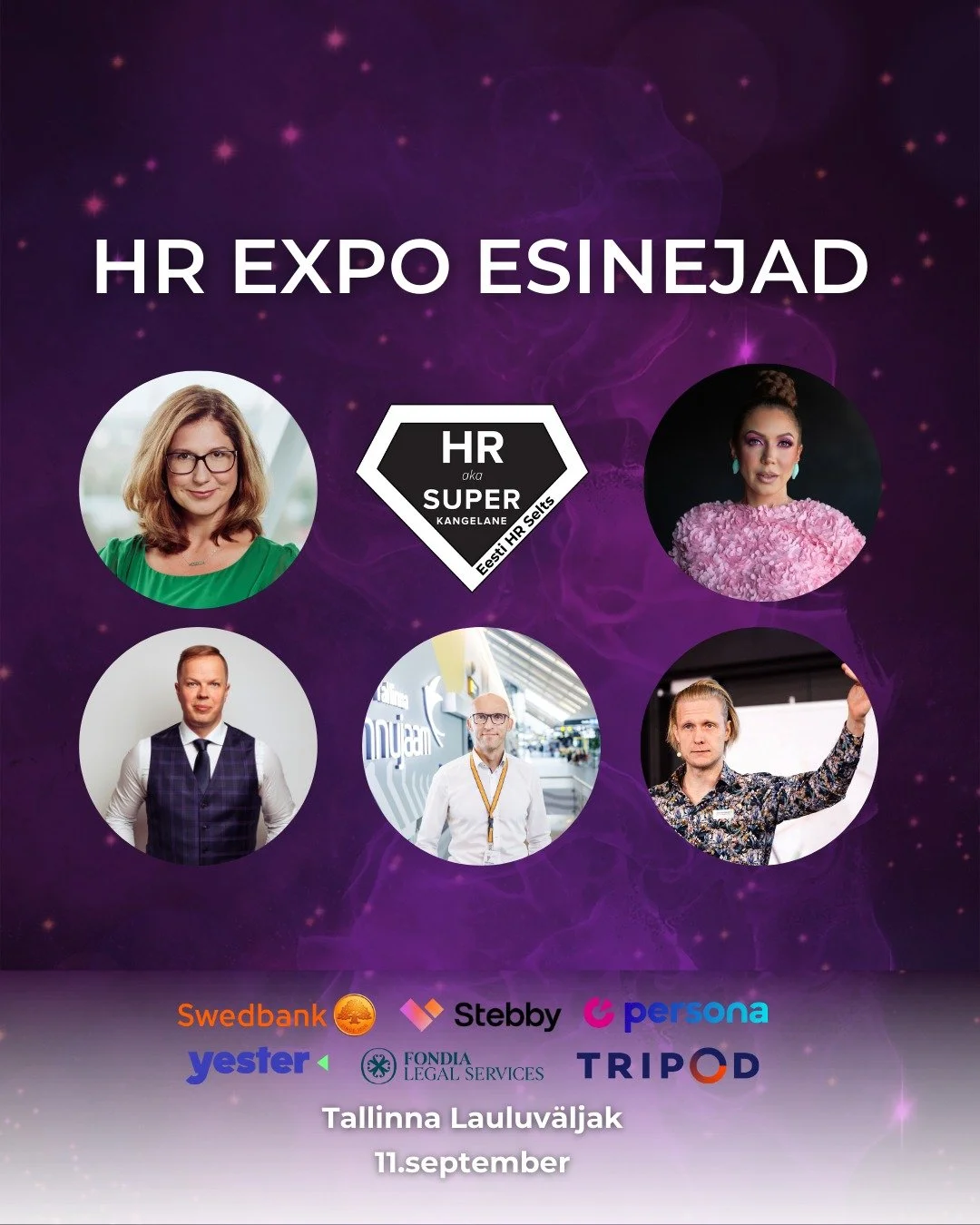✨ HR EXPO 2025 toimub juba sel neljapäeval, 11. septembril Tallinna Lauluväljakul! 
💥 Sel aastal on HR EXPO täiesti uues kuues- lisaks 40+ eksponendile ootavad sind Mõttemöllu foorumid, TEAMx lavaampsud, meistriklassid ja