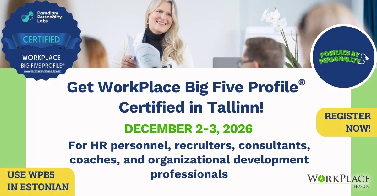 WorkPlace Big Five Profile® Certification course (in English)