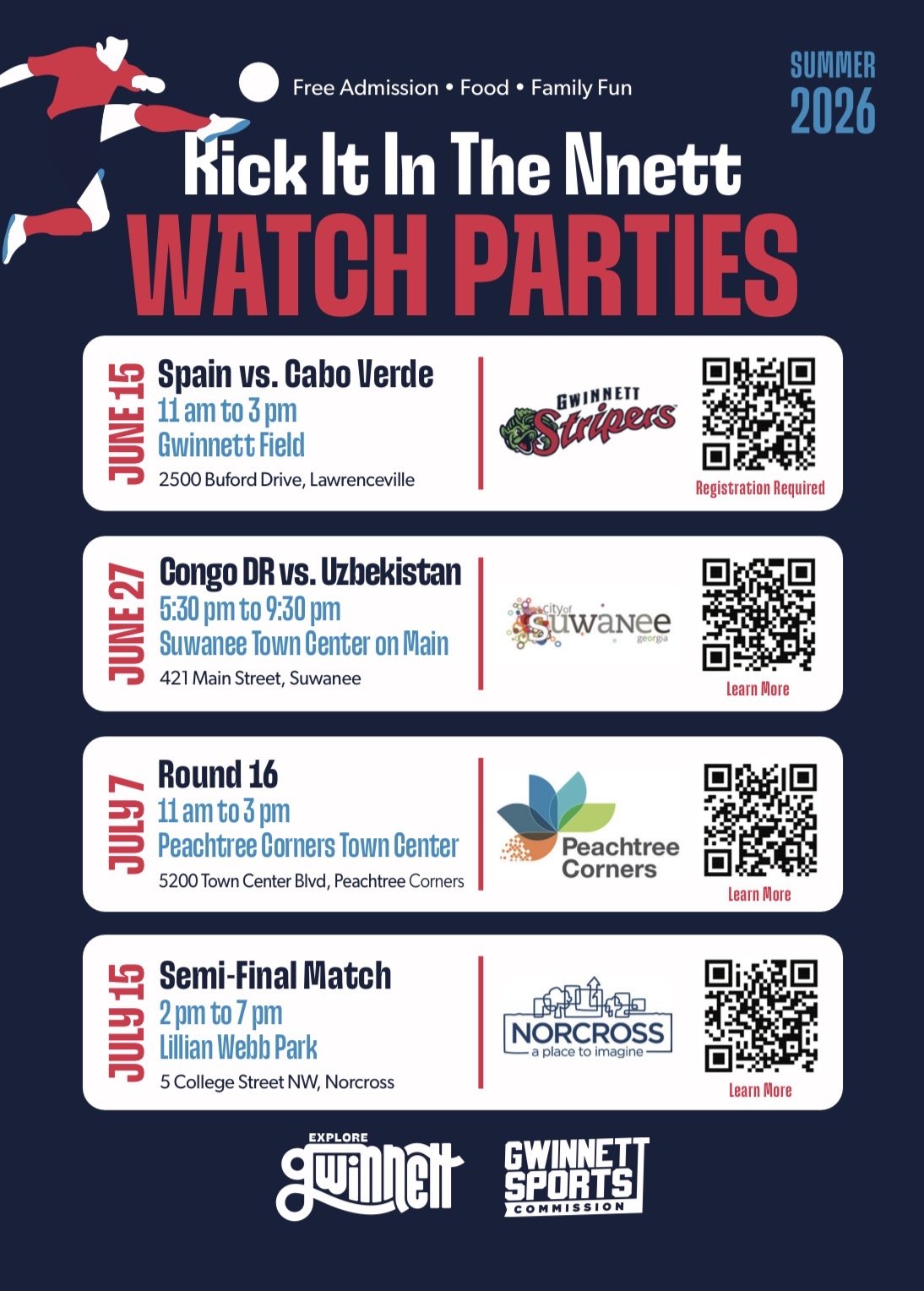 Kick It In The Gwinnett Watch Parties
