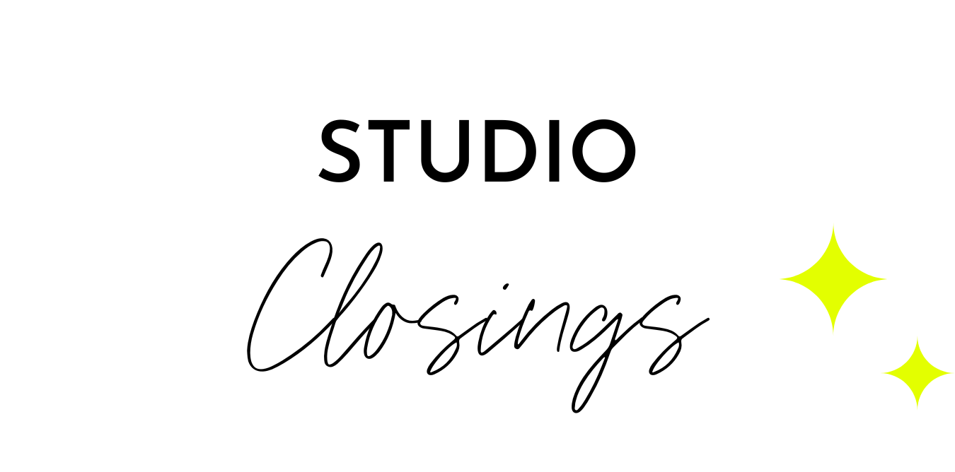 STUDIO CLOSINGS 2223 — THE SOURCE DANCE LAB