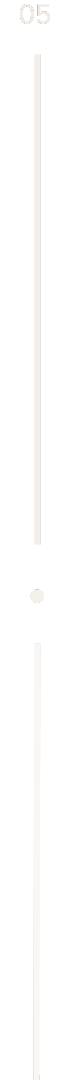 Vertical black baton with white markings, labeled '05' at the top and a small white circle below.
