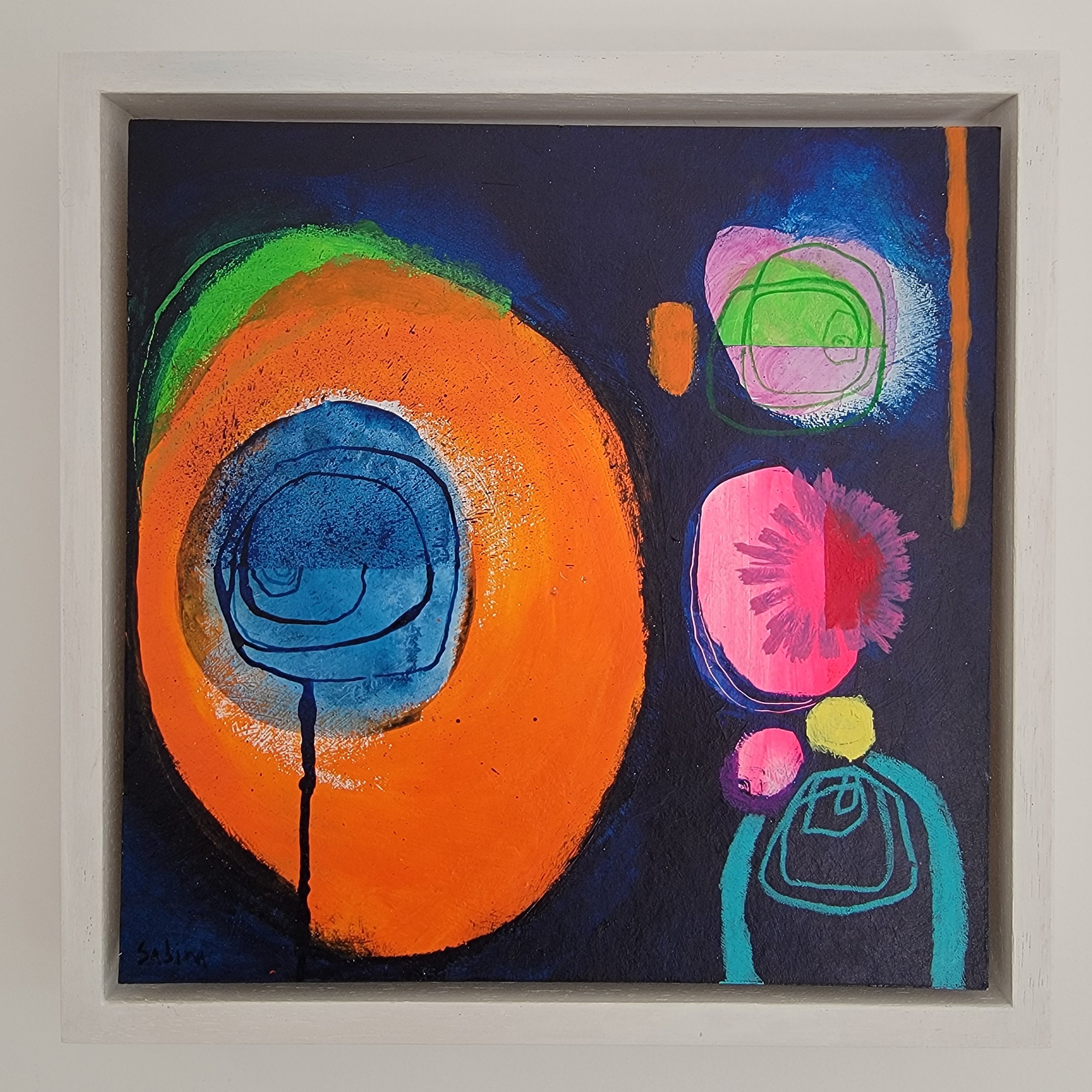 20 x 20cm framed
acrylic on board
£150
