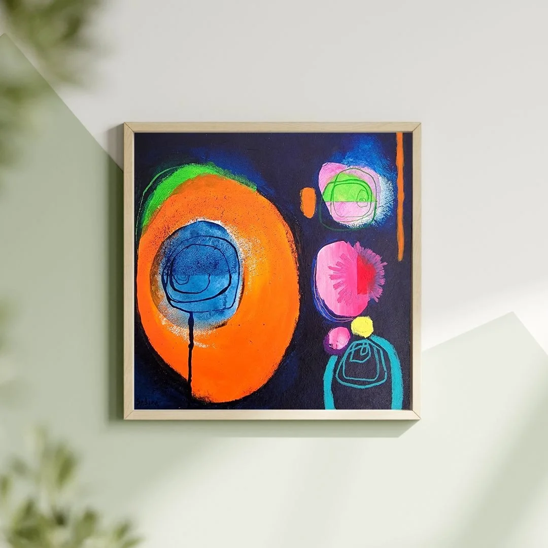 20 x 20cm framed
acrylic on board
£150