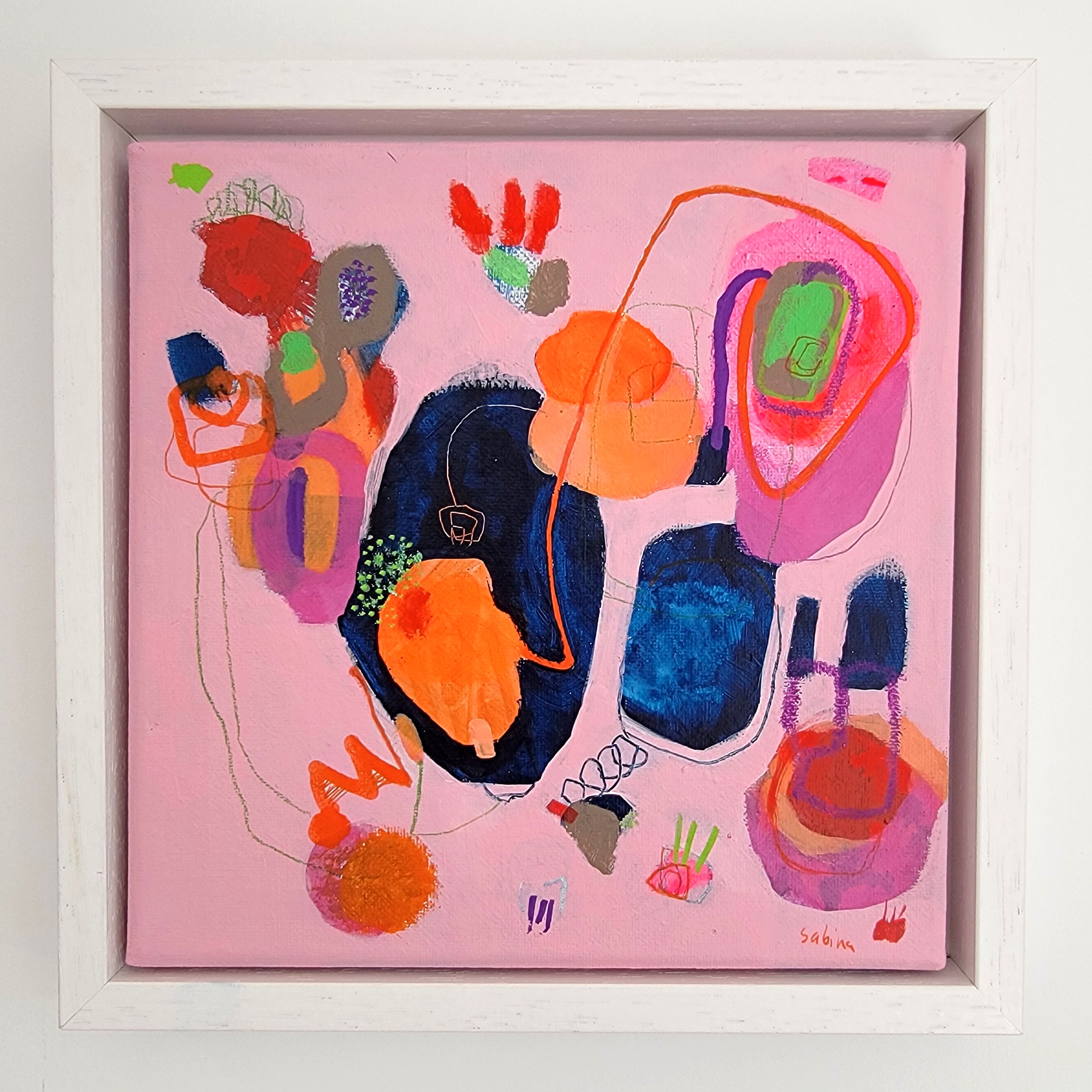 20 x 20cm framed
acrylic on canvas
£150