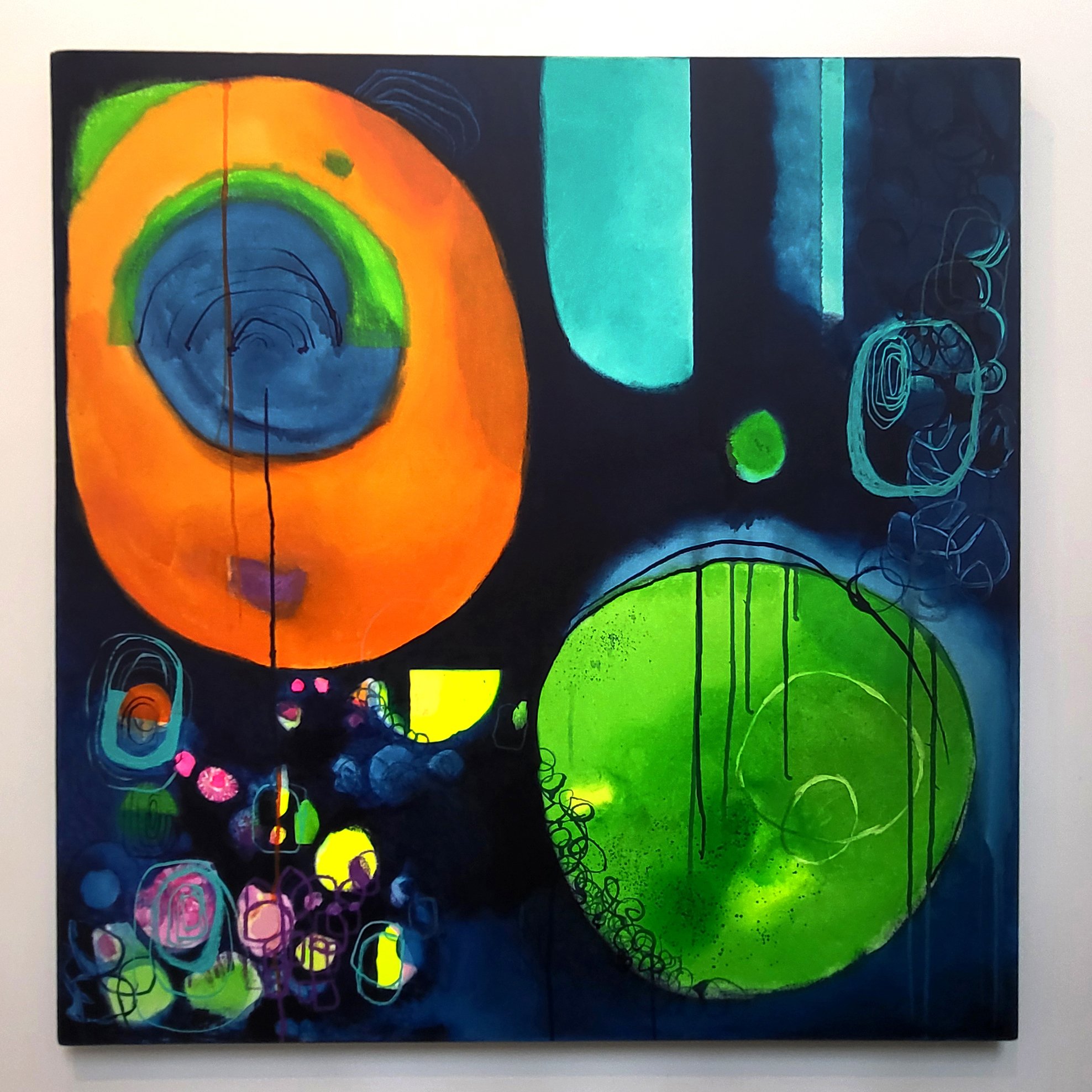 GALAXIE UN
1m x 1m acrylic on canvas
original sold
prints available