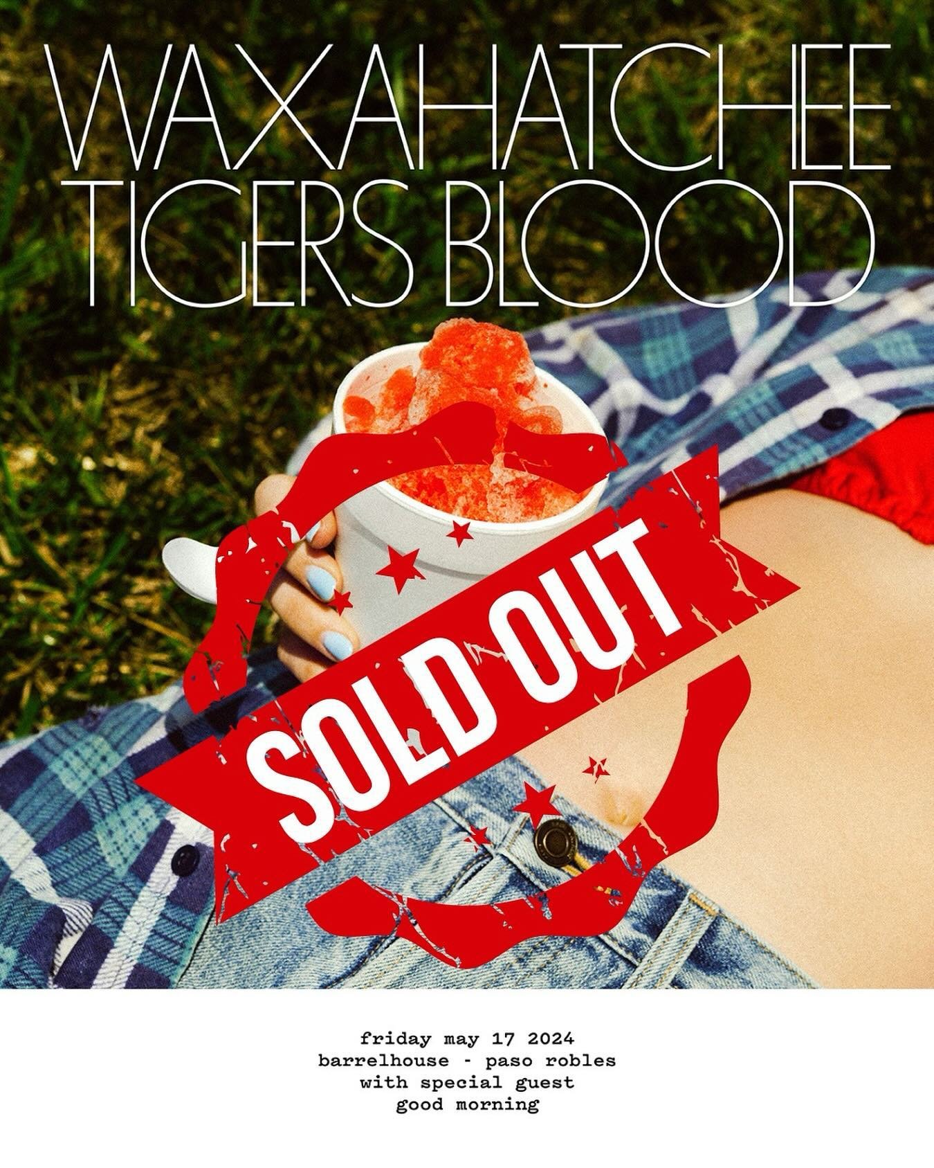 SOLD OUT! 

Waxahatchee&rsquo;s show at BarrelHouse Brewing Co. is SOLD OUT on May 17th! 

Big thanks to everyone who snagged tickets. Get ready for an epic night of tunes! 

Stay tuned for more awesome events at BarrelHouse Brewing Co.! 🍻

 #SoldOu