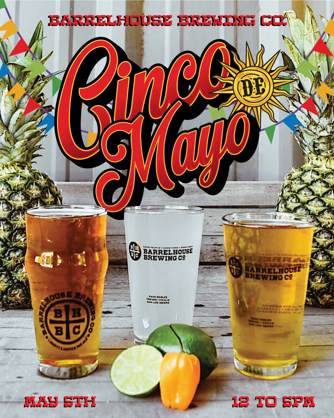 Celebrate Cinco de Mayo with these festive new beers that pair perfectly with your favorite Mexican dishes. Available at all our taprooms starting today!

KEY LAGER - A refreshing twist on our classic lager infused with a splash of zesty lime. It's c