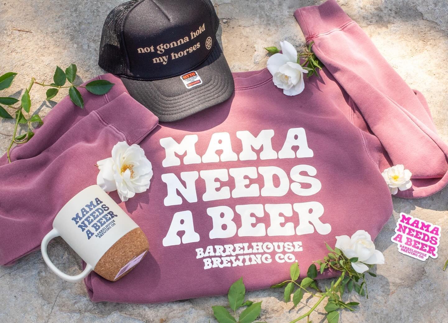 Mommin&rsquo; ain&rsquo;t easy, but a cold beer from Barrelhouse Brewing Co. sure helps! It&rsquo;s time for mom&rsquo;s timeout 🤪With Mother&rsquo;s Day right around the corner, don&rsquo;t forget to treat the hardworking Mama in your life! 💕#Mama