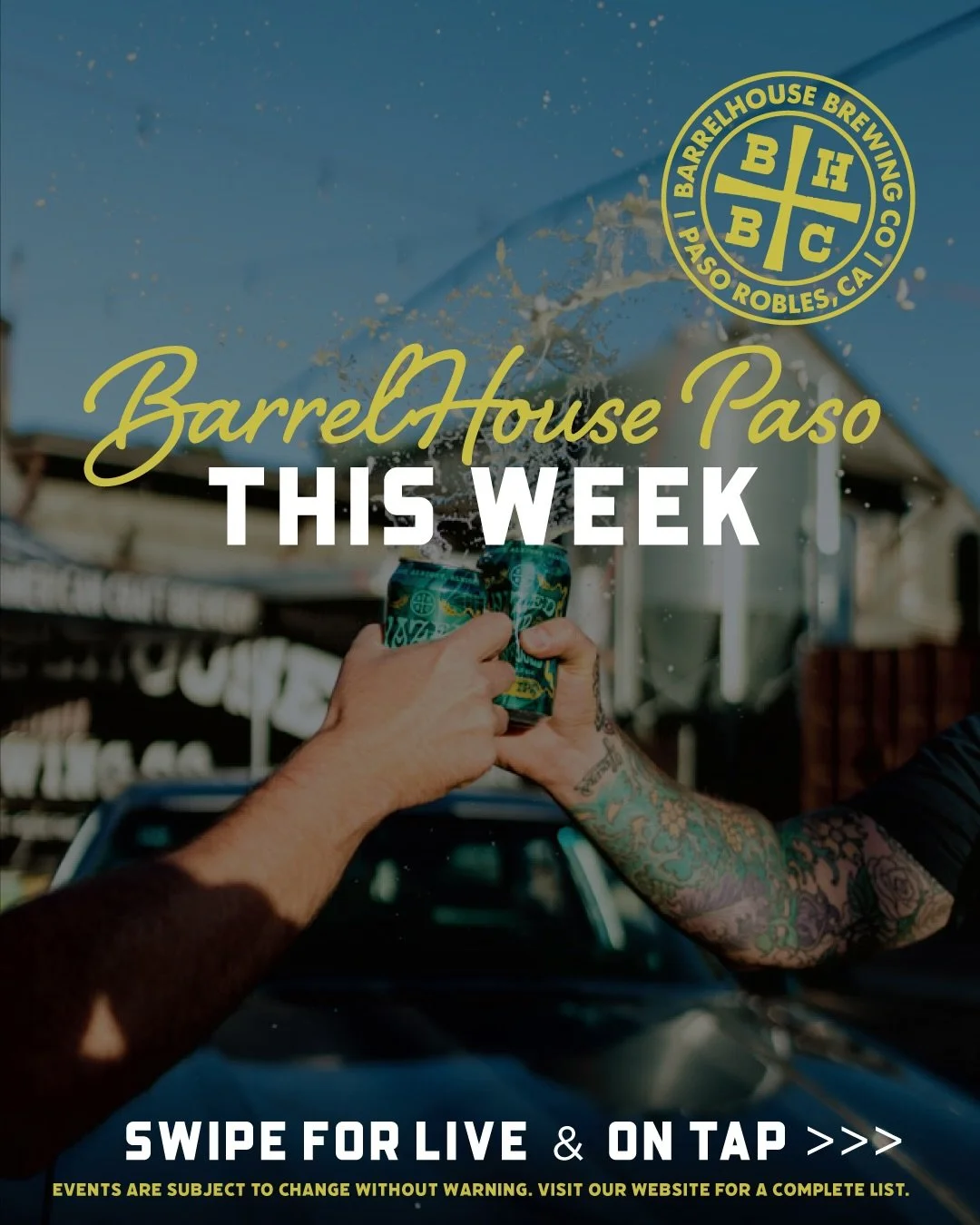 It&rsquo;s a three-day weekend and BarrelHouse is doing what we do best! Live music Friday through Sunday, cold beer flowing, and Coconut Curly Wolf pouring this week.
Show up, hang out, and make a weekend of it!

Come hang with us 🍻