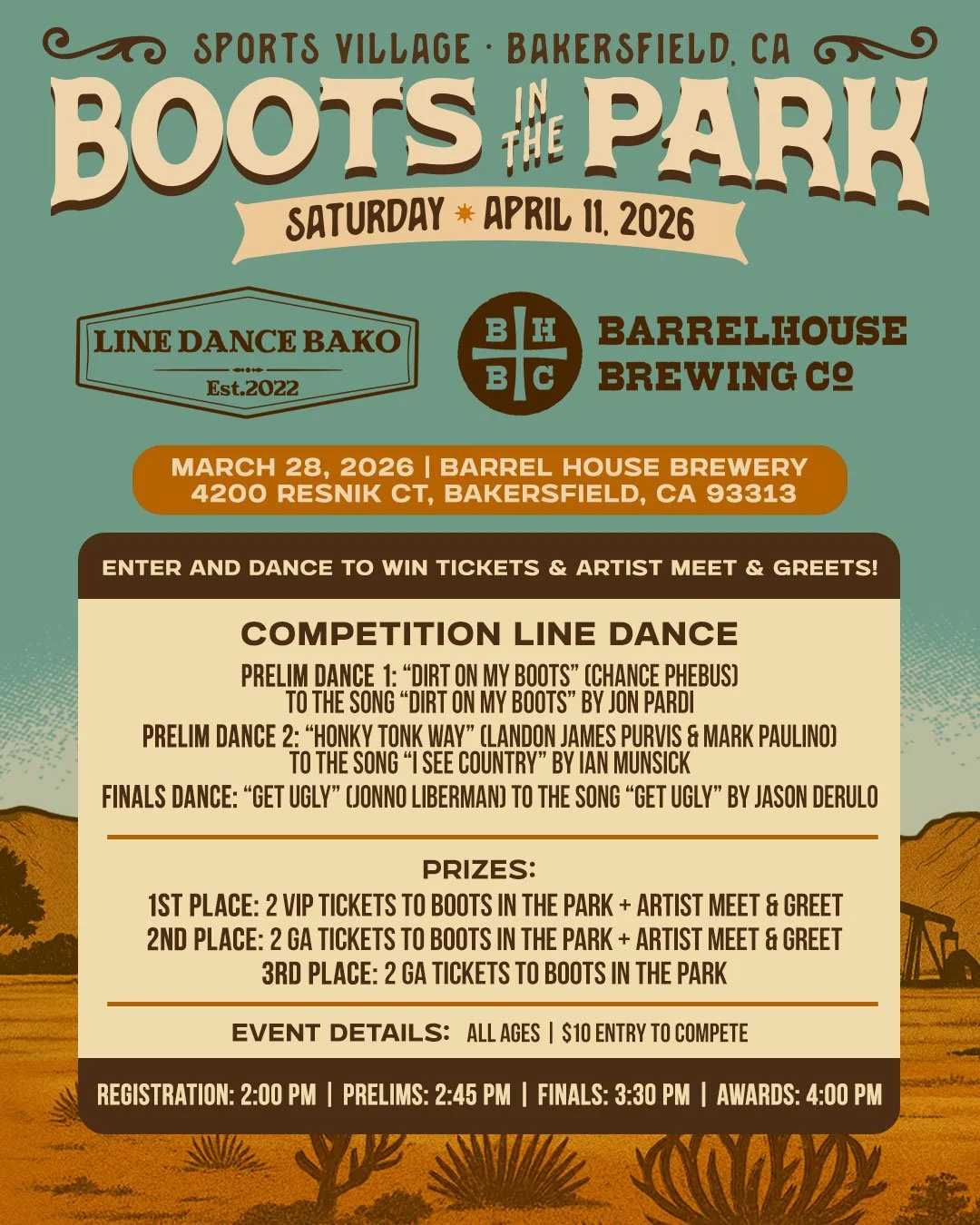 Boots in the Park: Line Dance Competition