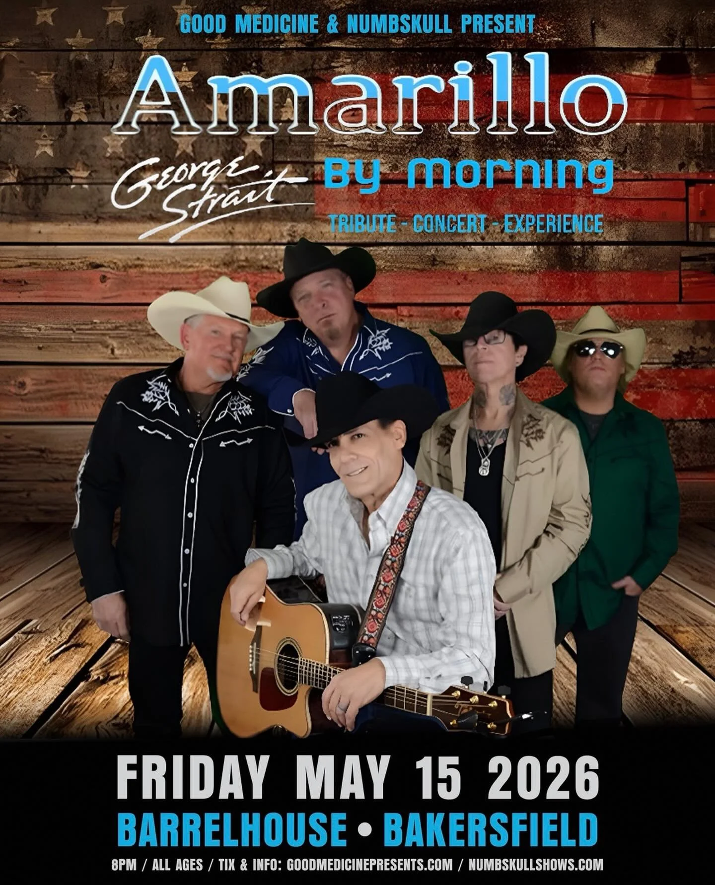 🤠 TOMORROW NIGHT at BarrelHouse Bakersfield 🤠

Get ready for a night of nothing but George Strait hits with Amarillo By Morning &mdash; the ultimate George Strait tribute concert experience! 🎶

From &ldquo;Check Yes or No&rdquo; to &ldquo;The Chai