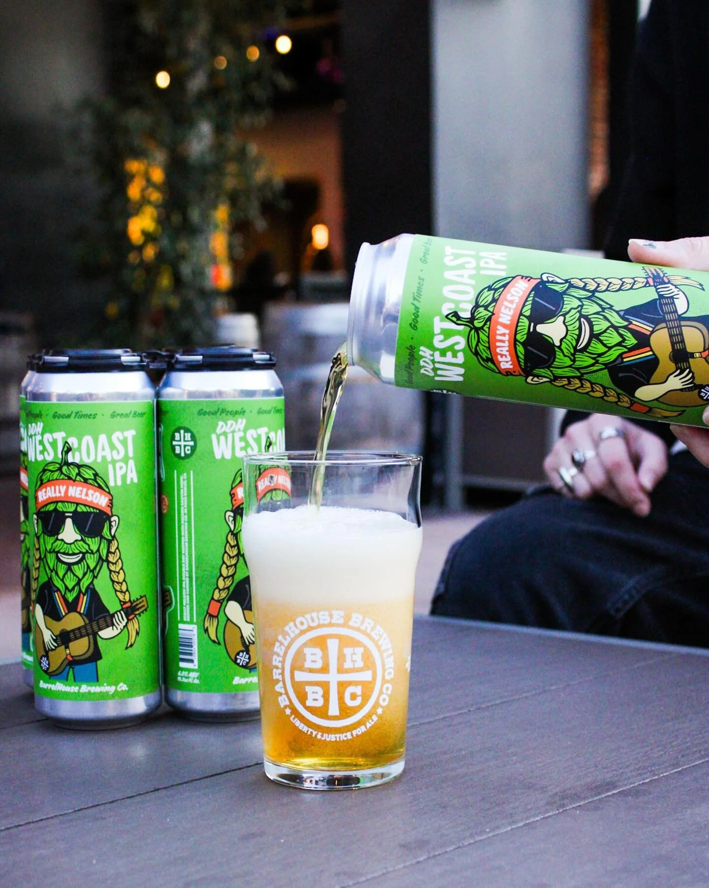 Really Nelson West Coast IPA is back🍺

Laid back, hoppy, and smooth&mdash;just like the soundtrack.

Take a sip&hellip;&amp; just breathe 
Try it today! &amp; Take home a 4 pack! 
See ya soon! 
Cheers✨
#goodpeoplegoodtimesgreatbeer g