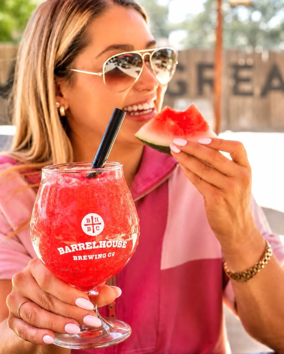 Some days call for a slushie. Today&rsquo;s one of them. 🍉 

Our Watermelon Seltzer Slushie is pouring cold and ready for whatever summer throws your way. Watermelon, blended ice-cold, and even better with a Taj&iacute;n rim if you&rsquo;re looking 
