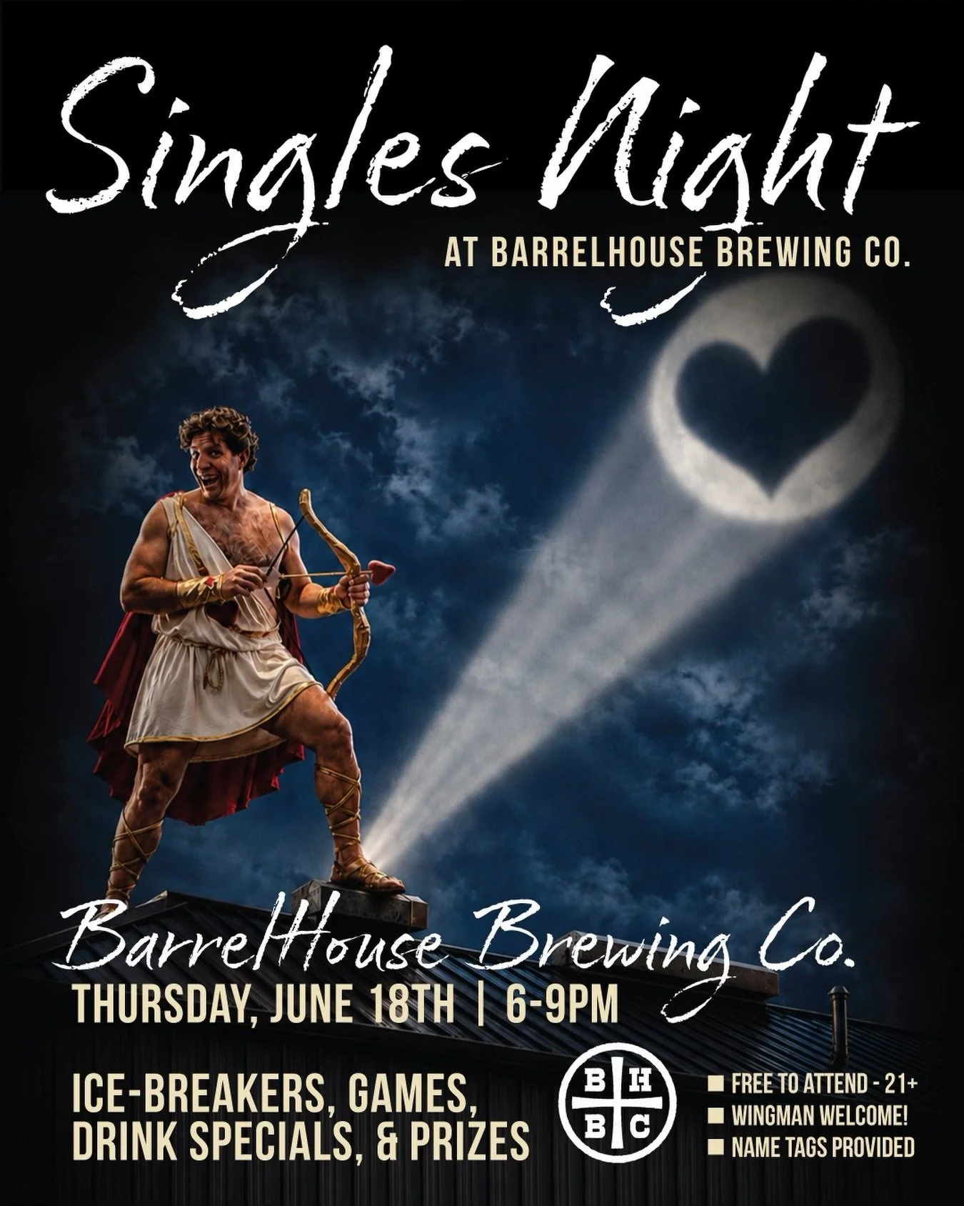 Good beer has brought people together for centuries. We&rsquo;re just keeping the tradition alive.

Singles Night is back at BarrelHouse Paso on June 18th.

We&rsquo;re keeping it simple: cold beer, fun games, easy ice breakers, and a chance to win a