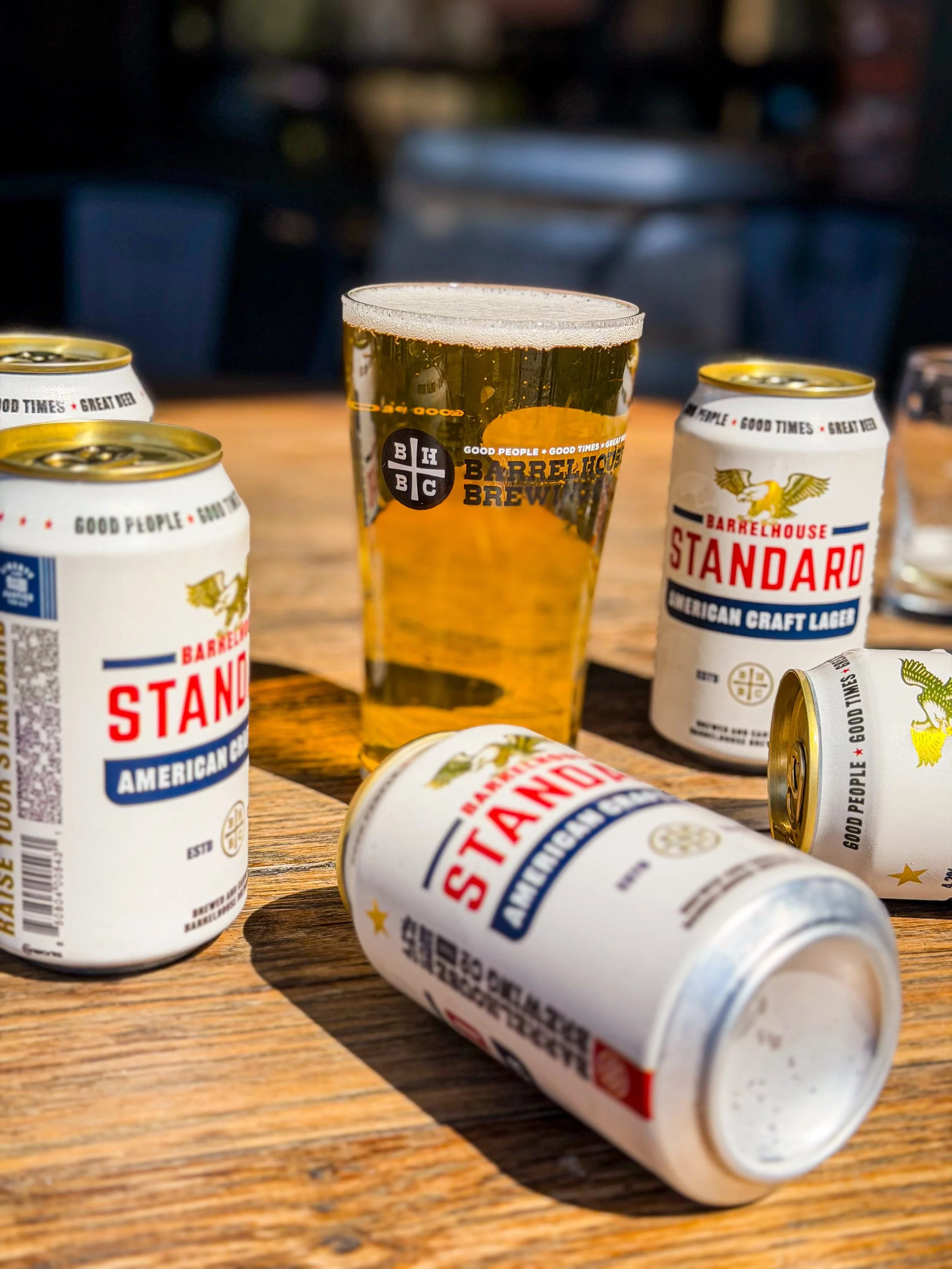 Sometimes the classics are classic for a reason. 🍺

Light, crisp, refreshing, and brewed to perfection. 
Meet your new go-to pint: Standard Lager.

Come by this weekend for a pint &amp; take home a pack of the Good Times!
Cheers!✨
#goodpeoplegoodtim