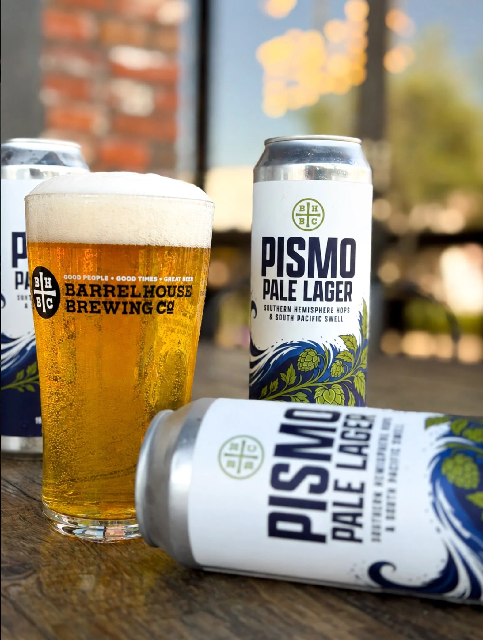 A taste of the Central Coast&hellip; Pismo Pale Lager🍻

Brewed in the Central Coast spirit, bringing a crisp, refreshing taste of the sea to every sip. 

Bright, easy-drinking, made for those coastal vibes☀️
Available in 4-packs &amp; on draft! 

Ta
