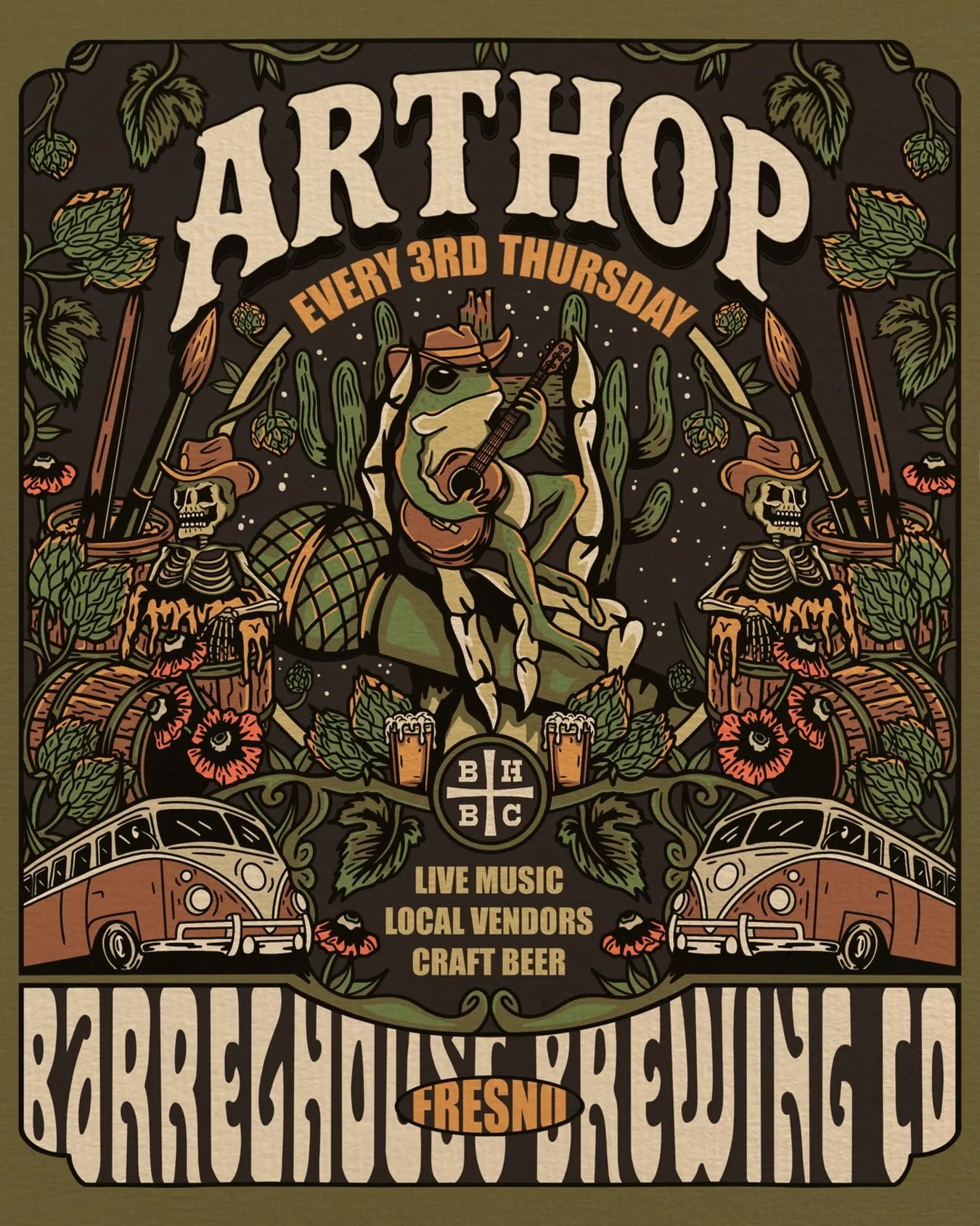Art Hop is back! 🍻

Thursday, August 20th 6-9pm!
Local Artist, Live Music, Great Beer! 
Come by and support your local artist!
Flyer made by @heftylefty_ 
Cheers!
#goodpeoplegoodtimesgreatbeer