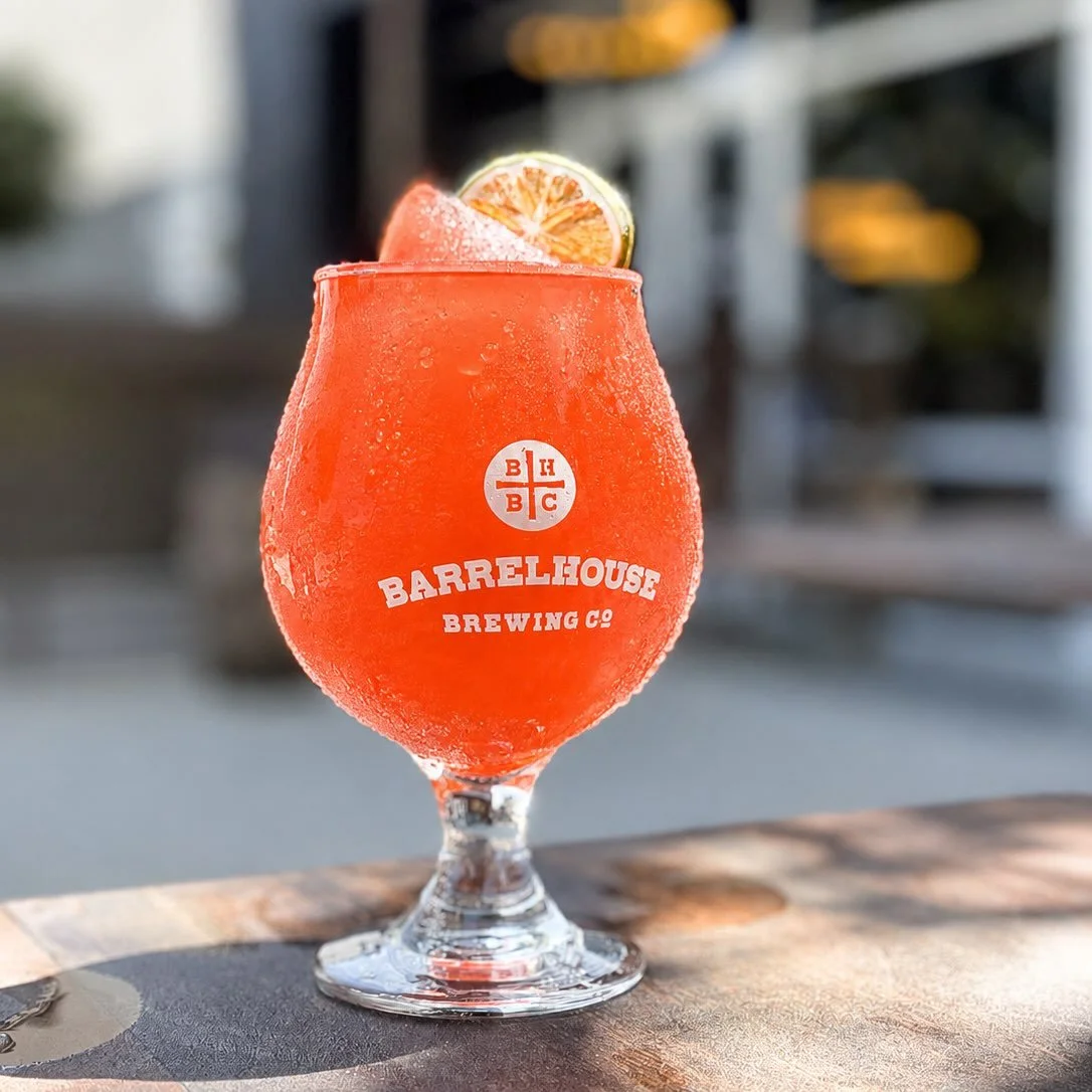 Nothin&rsquo; like a Strawberry Lemonade Slush on a hot Summer day😮&zwj;💨 Come enjoy some free AC and a delicious slush on this fine Saturday at Barrelhouse! @pizz.a.perfection gets here at noon 🍕🍻