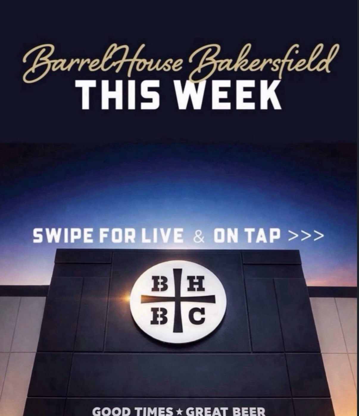 Another full week of good times, great beer, food and more at BarrelHouse! 🍻

🤠 MONDAY &ndash; Kick The Dust Up | 6:30&ndash;8:30 PM
🧠 TUESDAY &ndash; Trivia Night | 6:30&ndash;8:30 PM
🎱 WEDNESDAY &ndash; Bingo Night | 6:30&ndash;8:30 PM
🌵 THURS