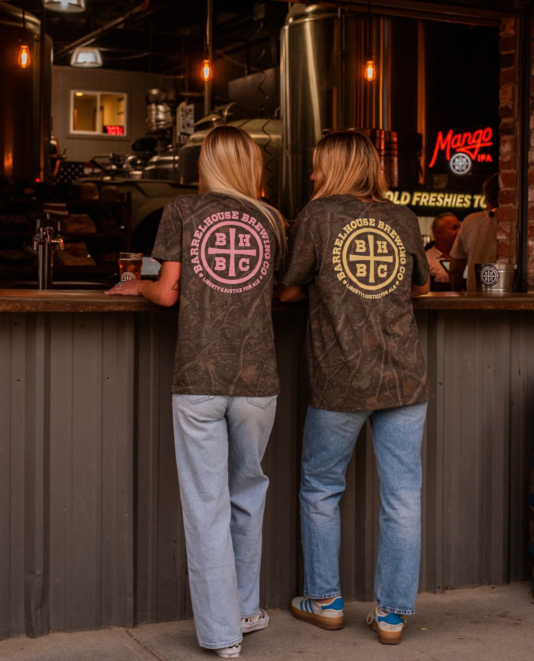 Cold beer. Good company. BarrelHouse on your back.

Just another day around here.
Grab a pint, stay awhile, and wear the good times wherever you end up. 🍻
