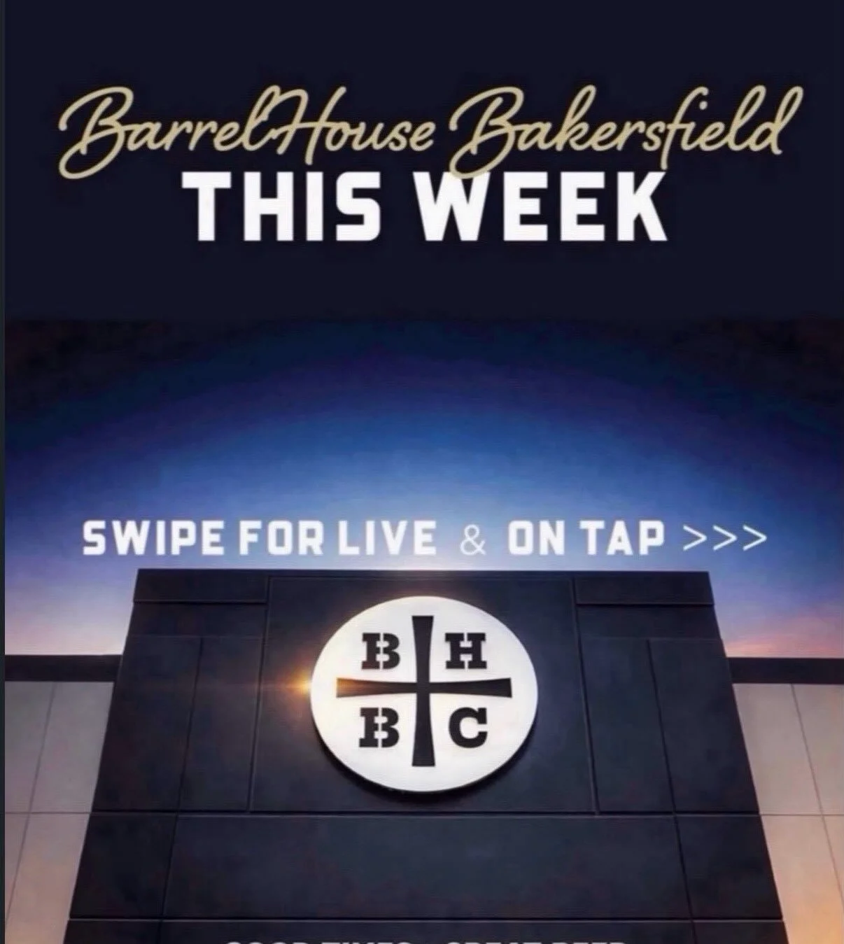 WHAT A WEEKEND WE HAD! Another full week of great beer, live music, delicious food and good times is waiting for you at BarrelHouse! 🍻🎉

🤠 MONDAY &ndash; Kick The Dust Up | 6:30&ndash;8:30 PM
🧠 TUESDAY &ndash; Trivia Night | 6:30&ndash;8:30 PM
🎱