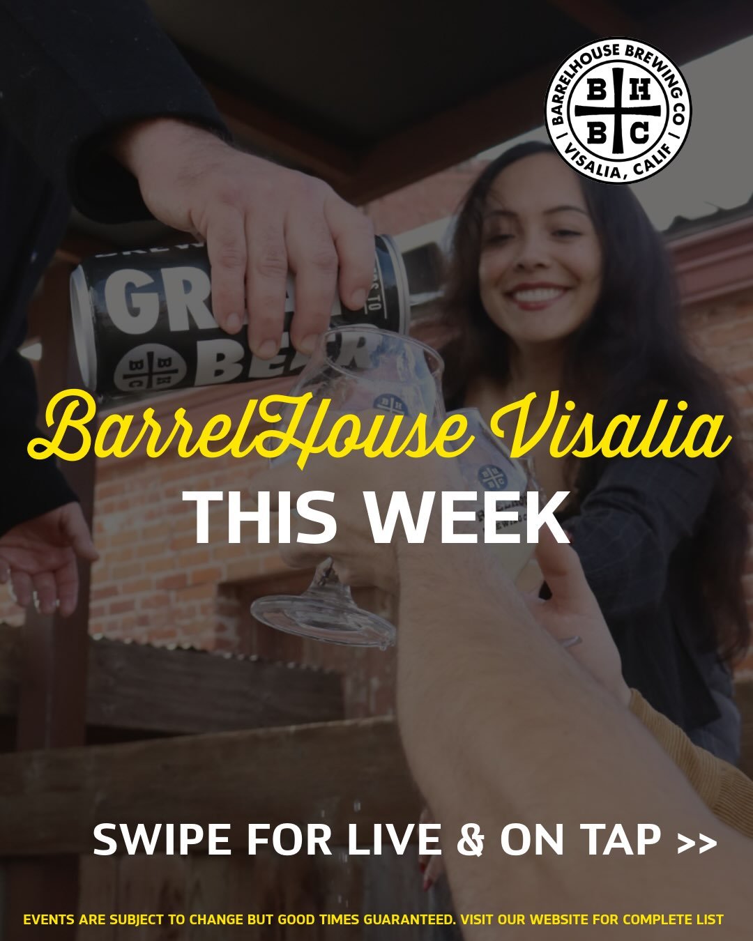 The week is STACKED 🤘🍻
From line dancing and food trucks to bingo, record swaps, live music, and Sunday afternoon tunes
&mdash;we&rsquo;ve got your plans covered.

🎸 Friday: Upperkut &bull; 7:30PM
🎶 Saturday: Record Swap &bull; 12&ndash;4PM + Bla