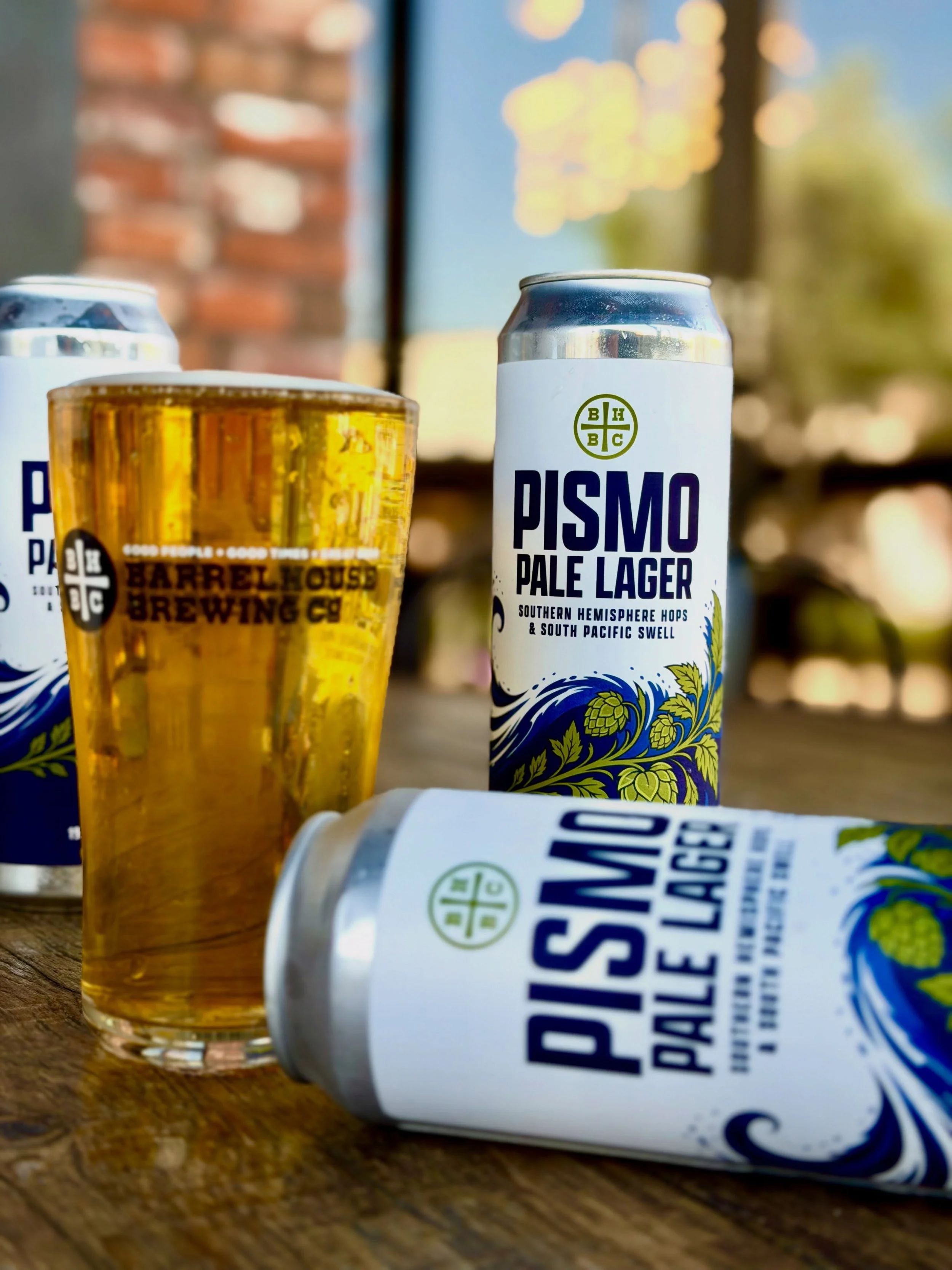 Pismo Pale Lager is ready to roll. 🌊🍺

Now available in 4-packs&mdash; crisp, refreshing, and brewed right here on the Central Coast.

Grab a pack and take the Good Times home. 🍻