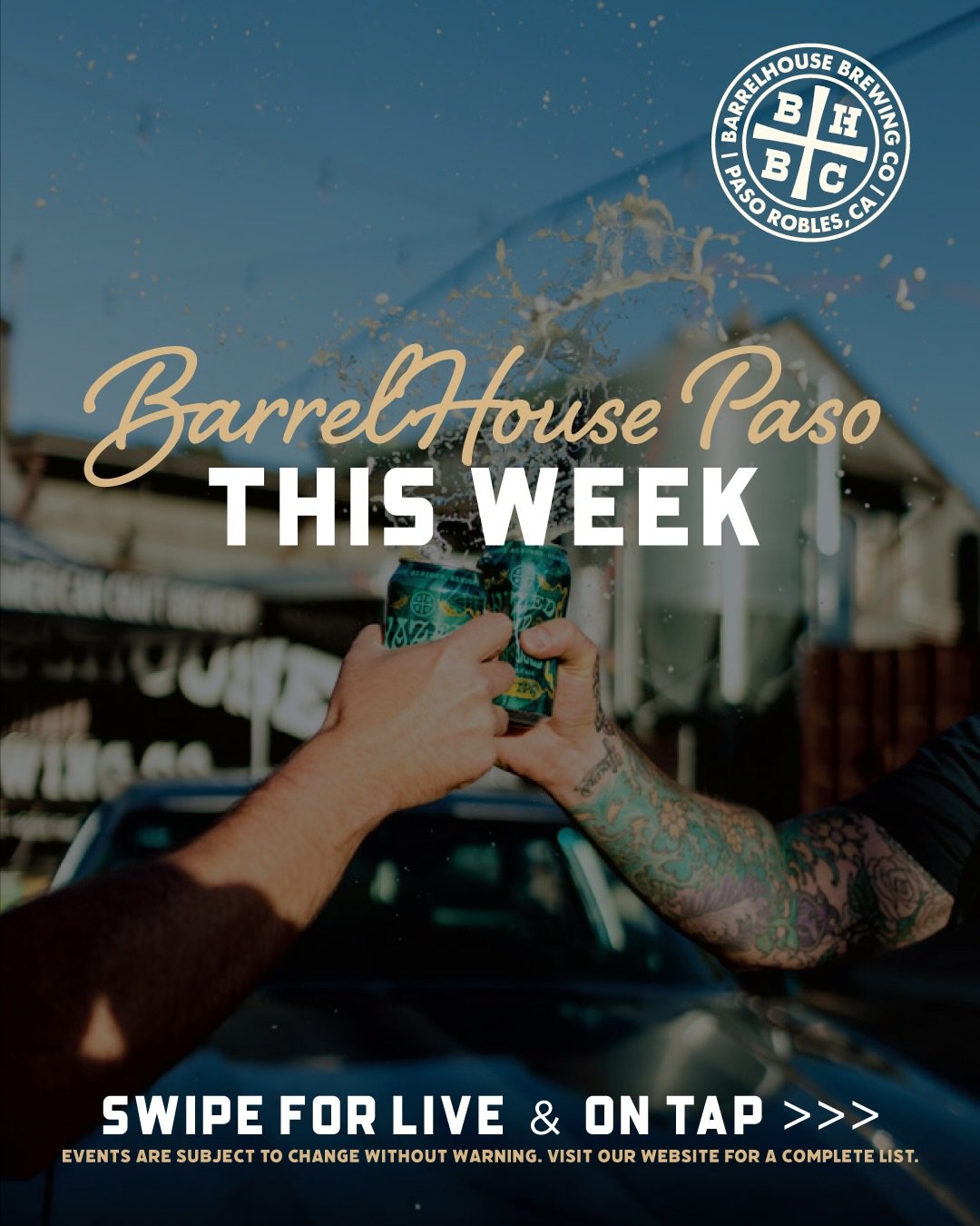 BarrelHouse Country is taking over this week, with cold beer at the center of it all.

We&rsquo;re packing the week with big nights, live music, and one long-awaited beer making its way back into your hands.

🍻 Wednesday: Bingo Night | 6&ndash;8 PM

