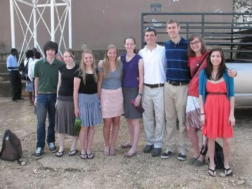 Youth volunteer team in Haiti