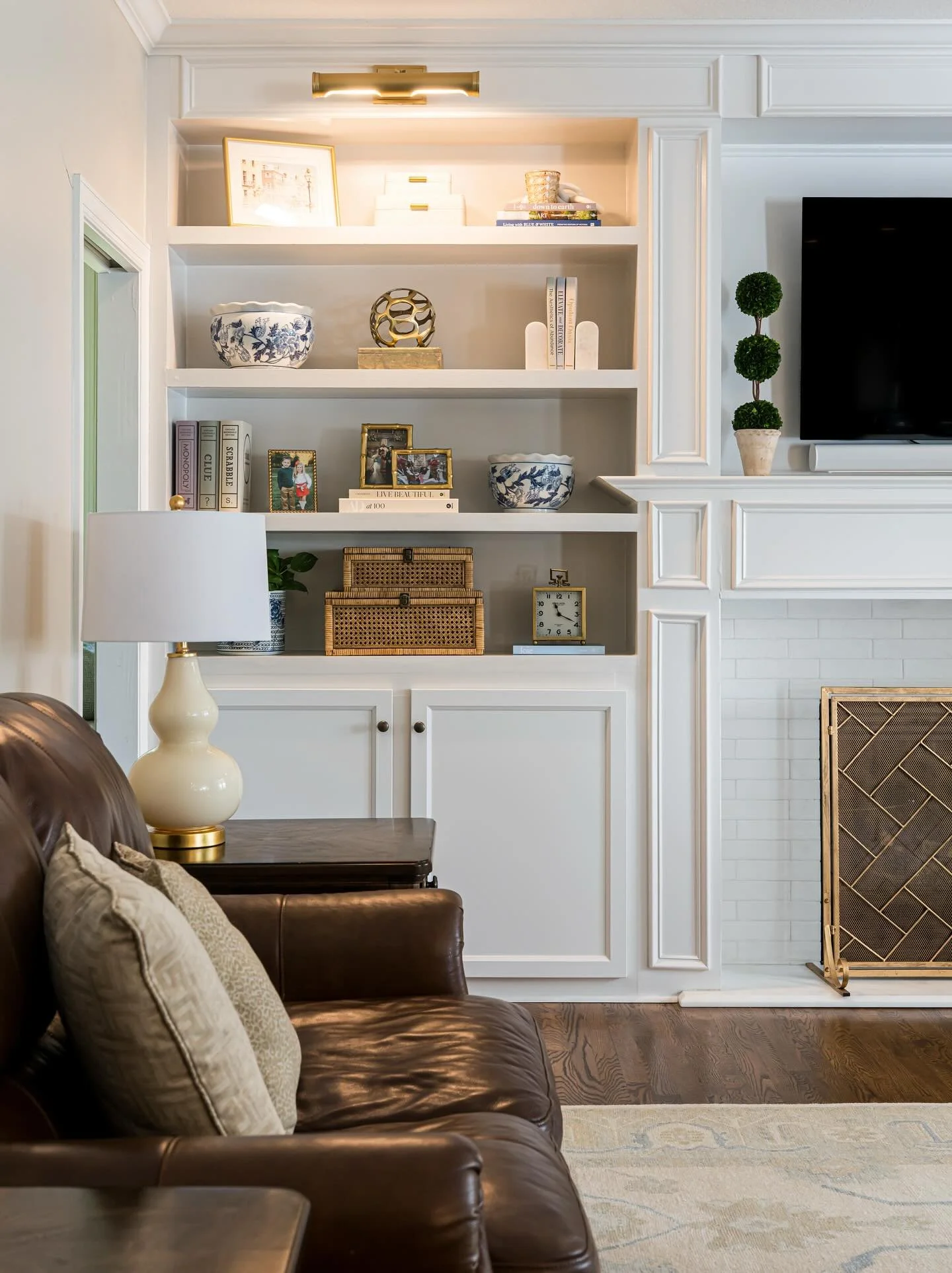 If you asked me to list my favorite parts of the job, spending a morning shelf styling wouldn&rsquo;t be far from the top of my list. I&rsquo;m thrilled with this recent living room transformation in South Asheville turned out ✨ who else is ready for