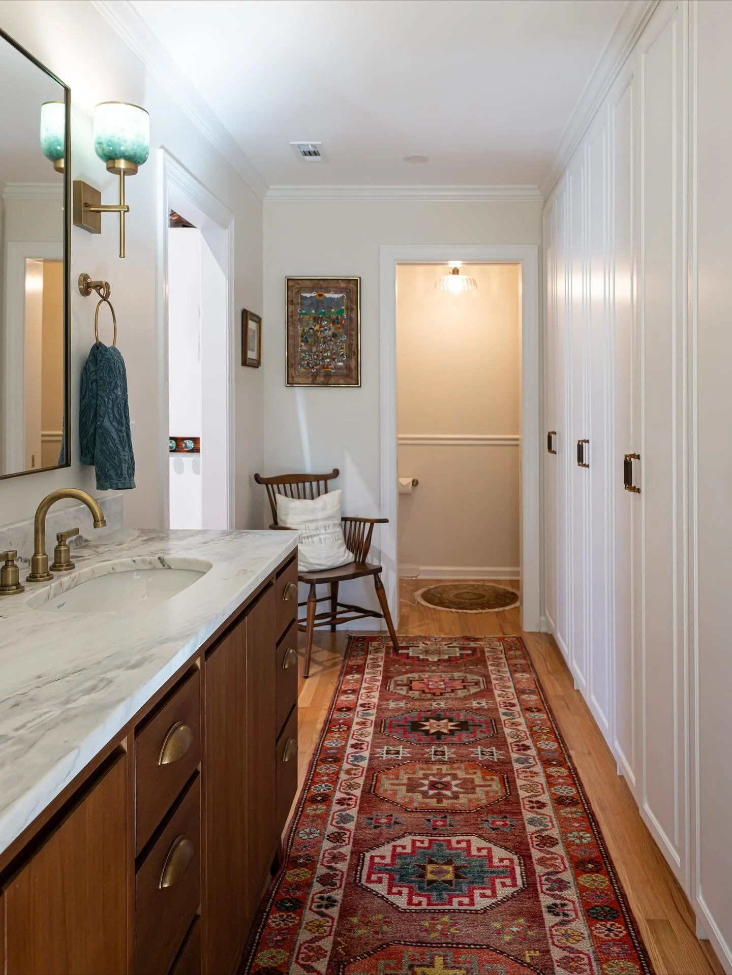 Once again I&rsquo;m kicking myself for not taking great before pictures for this major primary bath + closet transformation! It&rsquo;s a goooooood one - stay tuned for more pics! ✨

Construction by @sfcustomremodeling 
Photos by @ryantheedephotogra